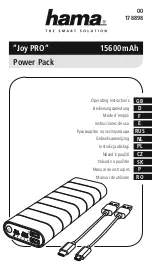 Preview for 1 page of Hama Joy PRO Operating Instructions Manual