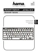 Hama KEY4ALL X510 Series Operating Instructions Manual preview