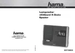 Hama KitSound X-Dock Operating Instructions Manual preview