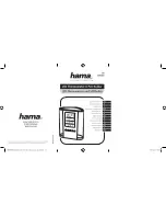 Hama LCD Thermometer Operating Instructions Manual preview