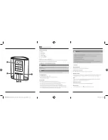 Preview for 2 page of Hama LCD Thermometer Operating Instructions Manual