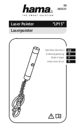 Предварительный просмотр 1 страницы Hama LP15 Operating Instructions Manual