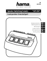 Preview for 1 page of Hama LSP-204 Operating Instructions Manual