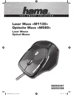 Hama M580 Optical Mouse Operating Instruction preview