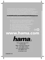 Preview for 1 page of Hama M620 Operating Instructions Manual