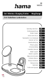 Hama MagCharge 00187275 Operating Instructions Manual предпросмотр