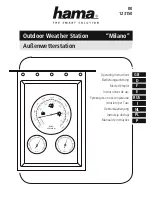 Hama Milano Operating Instructions Manual preview