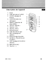 Предварительный просмотр 53 страницы Hama MW1002 Operating Instructions Manual