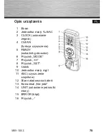 Предварительный просмотр 75 страницы Hama MW1002 Operating Instructions Manual