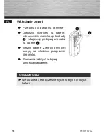 Предварительный просмотр 78 страницы Hama MW1002 Operating Instructions Manual