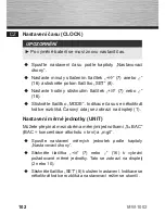 Предварительный просмотр 102 страницы Hama MW1002 Operating Instructions Manual