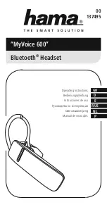 Preview for 1 page of Hama MyVoice 600 Operating Instructions Manual