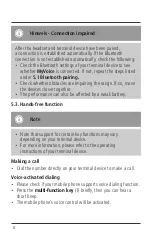 Preview for 9 page of Hama MyVoice500 Operating Instructions Manual