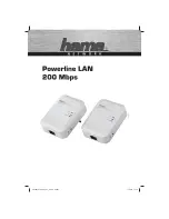 Предварительный просмотр 2 страницы Hama Powerline LAN 200 Mbps Operating	 Instruction