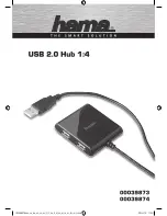 Hama Premium Silver USB 2.0 Hub 1:4 Operating	 Instruction preview