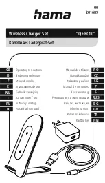 Предварительный просмотр 1 страницы Hama QI-FC10 Operating Instructions Manual