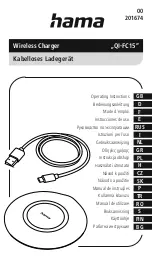 Hama QI-FC15 Operating Instructions Manual preview