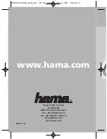 Hama Quixotic Instruction Manual preview