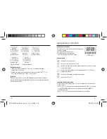 Preview for 3 page of Hama Rainbow Operating Instructions Manual