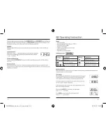 Preview for 3 page of Hama RC 40 Operating Instructions Manual