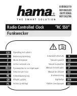Hama RC 550 Operating Instructions Manual preview