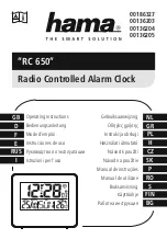 Preview for 1 page of Hama RC 650 Operating Instructions Manual