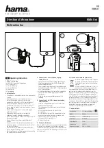 Hama RMN Uni Operating Instruction preview