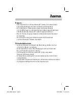 Предварительный просмотр 6 страницы Hama RX 2 Operating Instruction