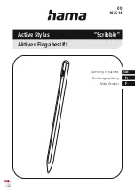 Hama Scribble Operating Instructions Manual предпросмотр