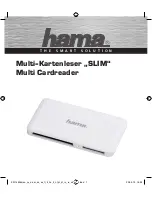 Hama SLIM Operating Instructions Manual preview