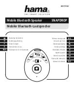 Preview for 1 page of Hama SNAPDROP Operating Instructions Manual