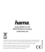 Preview for 103 page of Hama SNAPDROP Operating Instructions Manual