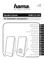 Hama SONIC LS-206 Operating Instructions preview