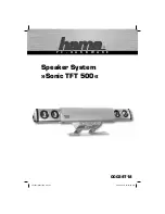 Предварительный просмотр 2 страницы Hama Sonic TFT 500 Operating	 Instruction