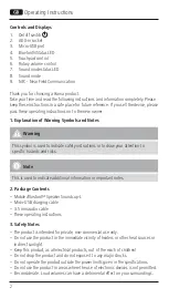 Preview for 3 page of Hama Soundcup-L Operating Instructions Manual