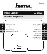 Hama STEEL DRUM 00173123 Operating Instructions Manual preview