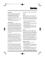 Preview for 4 page of Hama Stereo RF Operating	 Instruction