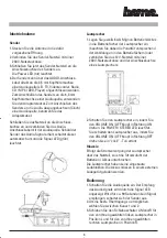 Preview for 4 page of Hama Stereo RF Operating Manual