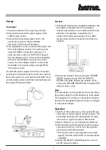 Preview for 8 page of Hama Stereo RF Operating Manual