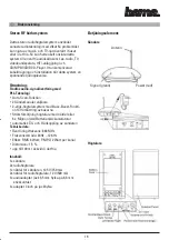 Preview for 20 page of Hama Stereo RF Operating Manual