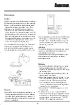 Preview for 21 page of Hama Stereo RF Operating Manual