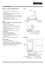 Preview for 28 page of Hama Stereo RF Operating Manual