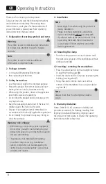 Preview for 4 page of Hama Strong Operating Instructions Manual