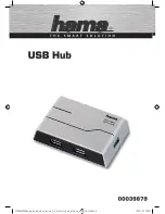 Hama Super Speed USB 3.0 Hub Operating Instruction preview