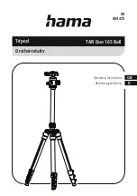 Предварительный просмотр 1 страницы Hama TAR Duo 165 Ball Operating Instructions Manual