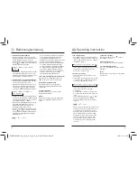 Preview for 2 page of Hama TC300 Operating	 Instruction