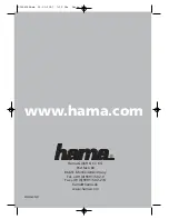 Hama Thunder V18 Operating	 Instruction preview