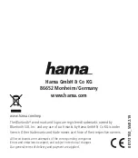 Preview for 107 page of Hama Tube Series Operating Instructions Manual