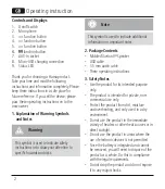 Preview for 4 page of Hama TUBE Operating Instructions Manual