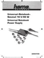 Предварительный просмотр 1 страницы Hama Ultra Slim Operating	 Instruction